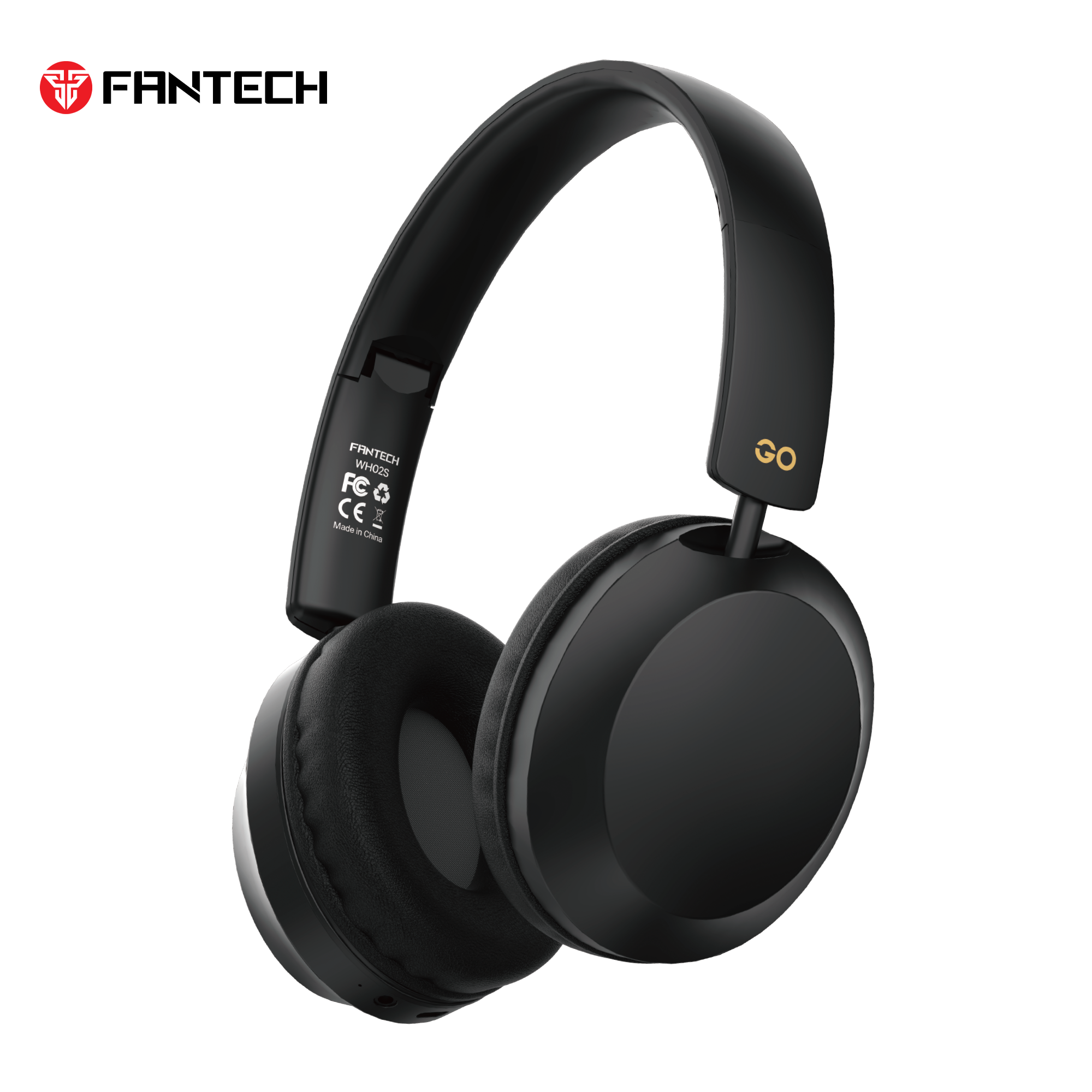 Fantech WH01 Go wireless over-ear headphones in sleek black design, featuring Bluetooth connectivity, noise isolation, soft ear cushions, and high-quality audio for an immersive listening experience. Fantech WH01 Go wireless over-ear headphones in sleek black design, featuring Bluetooth connectivity, noise isolation, soft ear cushions, and high-quality audio for an immersive listening experience.